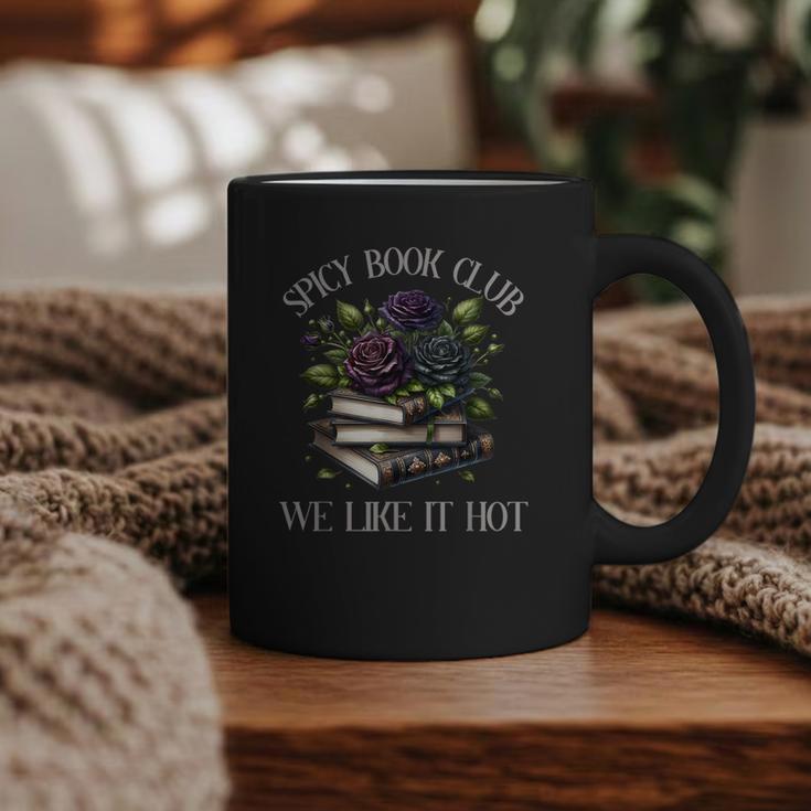 Spicy Book Club Dark Romance Lover Spicy Bookish Merch Goth Graphic Print Coffee Mug
