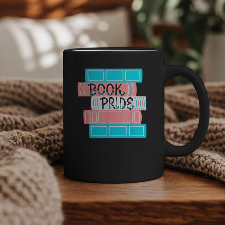 Threadless Grey Sky Chai Trans Book Pride Graphic Graphic Print Coffee Mug
