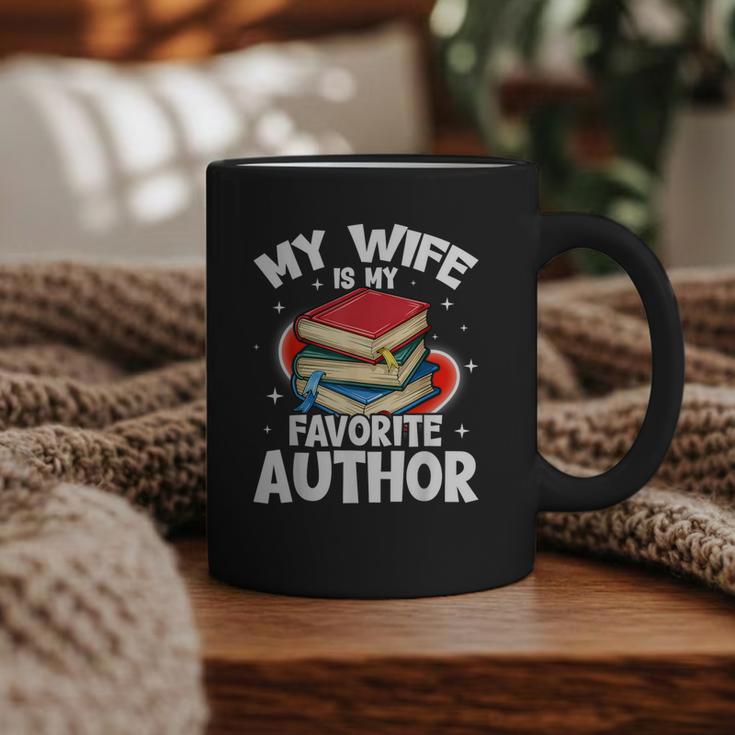 My Wife Is My Favorite Author Book Writer Graphic Print Coffee Mug