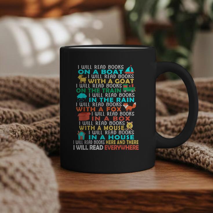 I Will Read Books On A Boat Kids Reading Read Books Graphic Print Coffee Mug