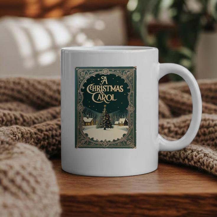 A Christmas Carol Book Cover By Charles Dickens Graphic Print Coffee Mug