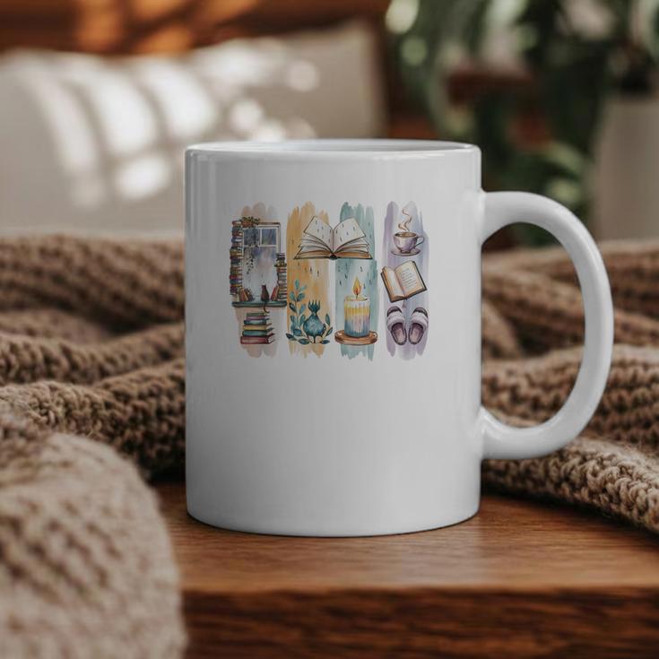 Coquette Bookworm Reading Enthusiast Book Lover Book Graphic Print Coffee Mug