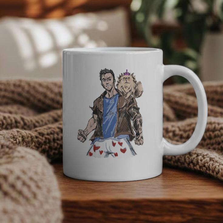 Dungeon Crawler Carl Sketchbook Princess Donut And Carl Book Graphic Print Coffee Mug
