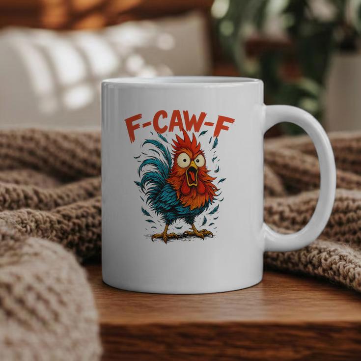 F-Caw-F Rooster F Awk F Chicken Coffee Romance Books Lover Graphic Print Coffee Mug
