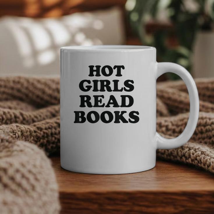 Hot Girls Read Books Lover Bookworm Librarian Book Reading Graphic Print Coffee Mug