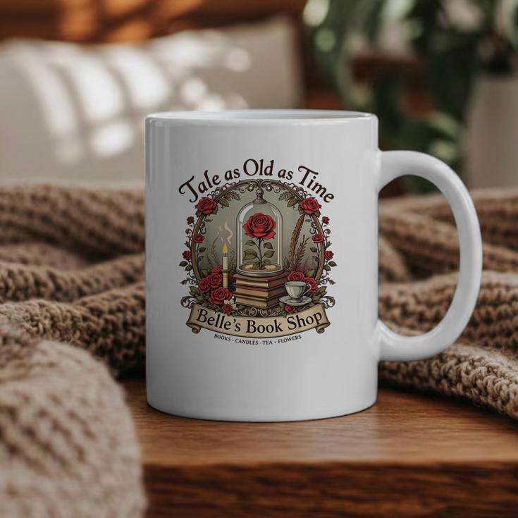Tale As Old As Time Belle's Book Shop Book Coffee Book Graphic Print Coffee Mug