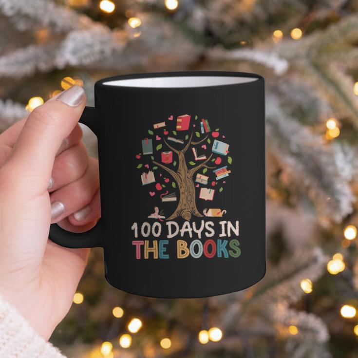 100 Days In The Books Reading Teacher Cute Book Lover Graphic Print Coffee Mug