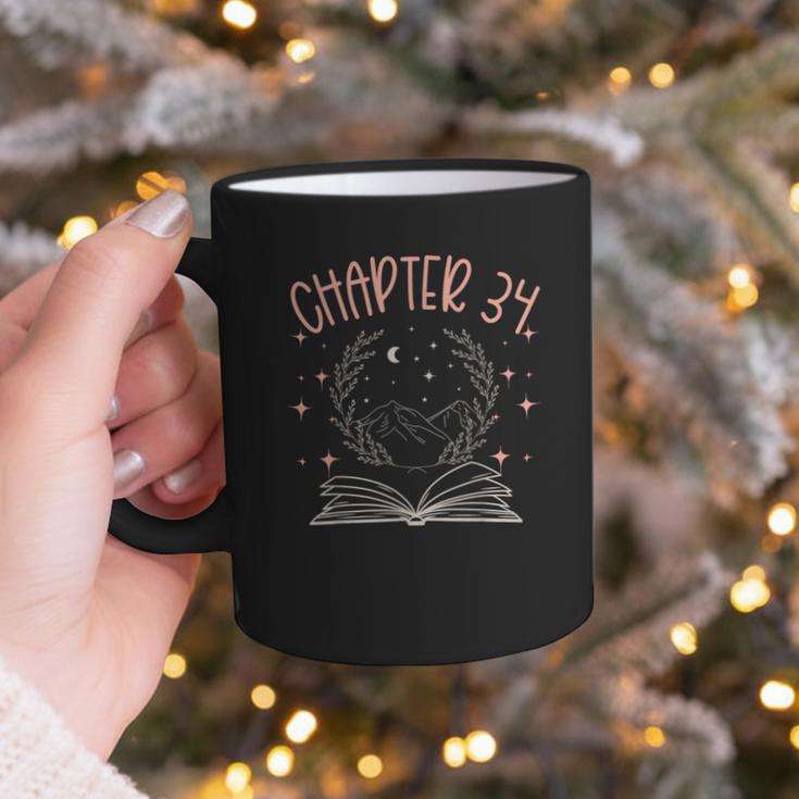 34th Birthday Women Book Lovers Chapter 34 Its My Birthday Graphic Print Coffee Mug