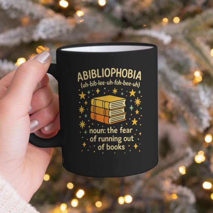 Abibliophobia Book Lover Reading Humor Graphic Graphic Print Coffee Mug