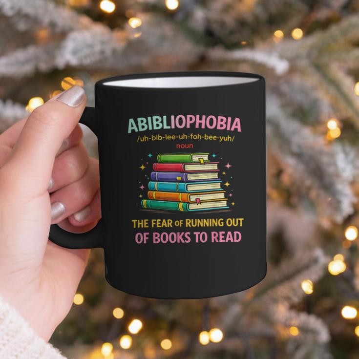 Abibliophobia Book Lovers Graphic Graphic Print Coffee Mug
