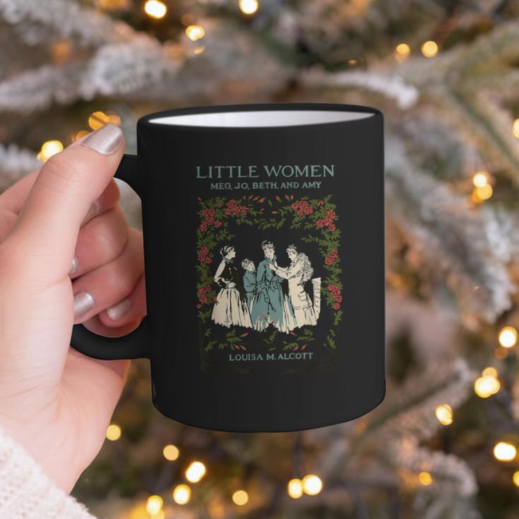 Alcott Little Women Characters Literature Book Illustration Graphic Print Coffee Mug