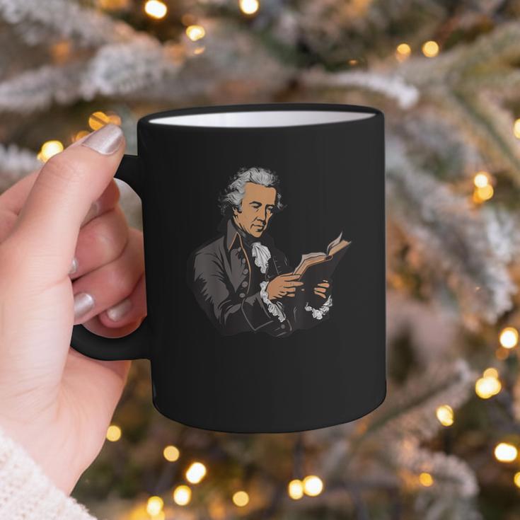 Alexander Hamilton Reading A Book Graphic Print Coffee Mug Alexander Hamilton Reading A Book Graphic Print Coffee Mug
