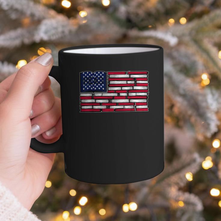 America US Flag Books Library Reading For Book Lover Reader Graphic Print Coffee Mug