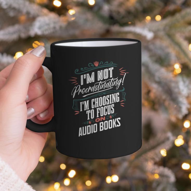 Audiobook Lover I’m Not Procrastinating Book Humor Graphic Print Coffee Mug Audiobook Lover I’m Not Procrastinating Book Humor Graphic Print Coffee Mug