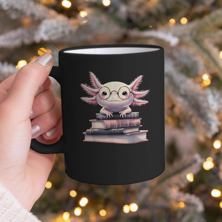 Axolotl Books Readsalotl Reading Bookworm Kawaii Axolotl Graphic Print Coffee Mug