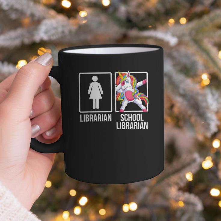 Back To School Library Unicorn Book Lover School Librarian Graphic Print Coffee Mug