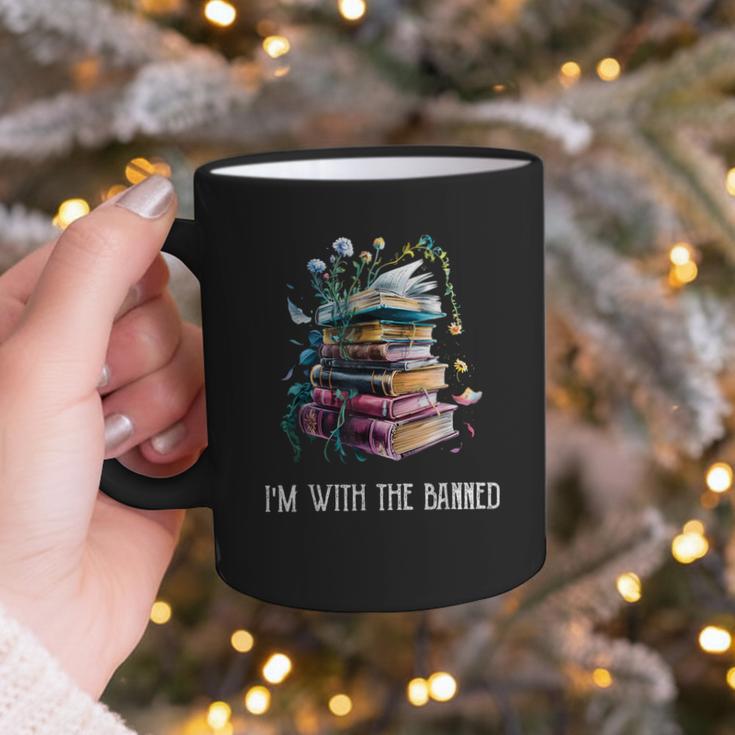 Im With The Banned Book Readers Librarians Read Banned Books Graphic Print Coffee Mug