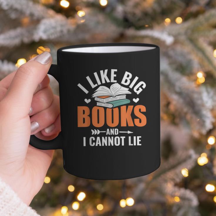 I Like Big Books I Cannot Lie School Librarian Book Lover Graphic Print Coffee Mug