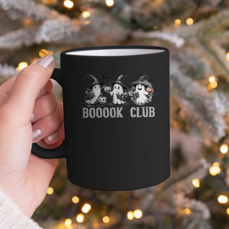 Boo Ghost Books Book Club Halloween Women School Teacher Graphic Print Coffee Mug