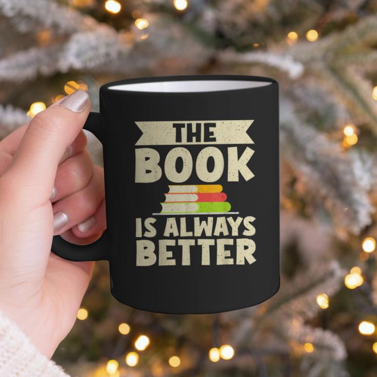 The Book Is Always Better Thriller Graphic Print Coffee Mug
