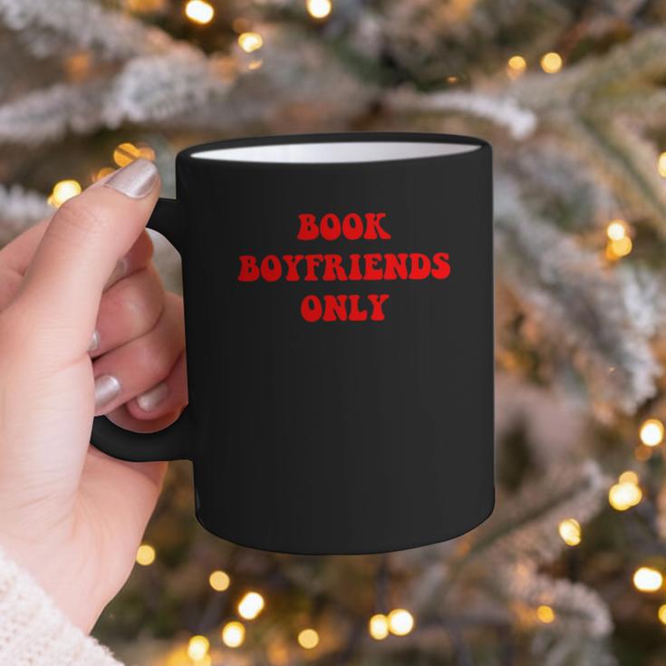 Book Boyfriends Only Graphic Print Coffee Mug Book Boyfriends Only Graphic Print Coffee Mug