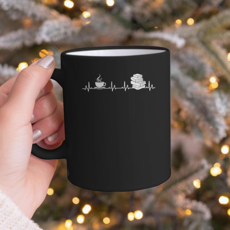 Book And Coffee Heartbeat Books Lovers Graphic Print Coffee Mug Book And Coffee Heartbeat Books Lovers Graphic Print Coffee Mug