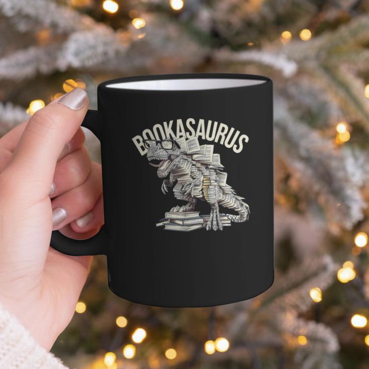 Book Dinosaur Bookworm T-Rex Dino Reading Books Book Graphic Print Coffee Mug