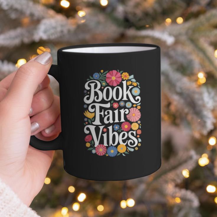 Book Fair Vibes Groovy 70s Retro School Librarian Graphic Print Coffee Mug