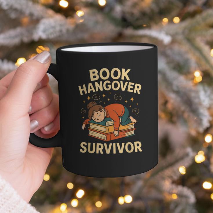 Book Hangover Survivor Reading Humor Librarian Bibliophiles Graphic Print Coffee Mug