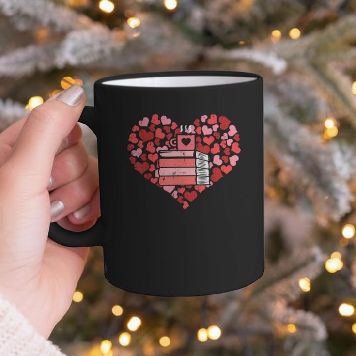 Book Heart Cute Read Book Reading Librarian Across America Graphic Print Coffee Mug