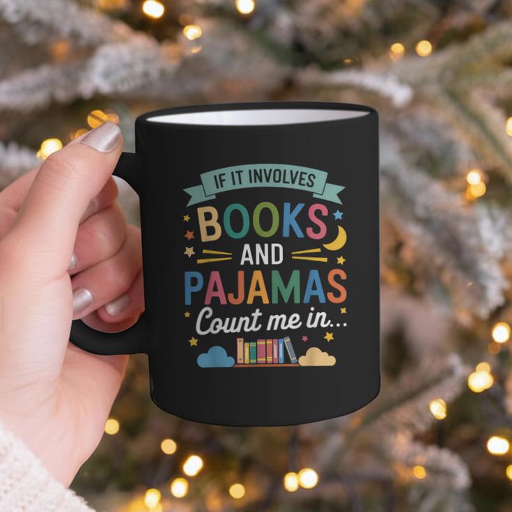 Book Lovers Reading Bedtime Cozy Pajama For Librarians Graphic Print Coffee Mug Book Lovers Reading Bedtime Cozy Pajama For Librarians Graphic Print Coffee Mug