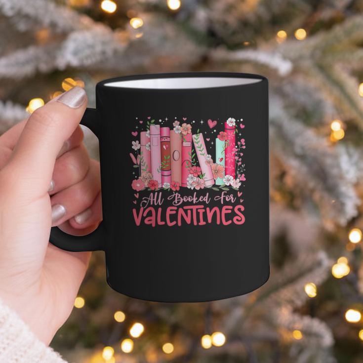 All Booked For Valentine Book Reading Women Girl Teacher Graphic Print Coffee Mug