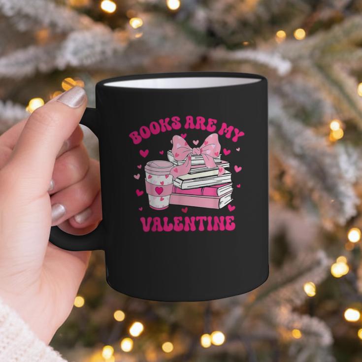 All Booked For Valentines Book Reading Coquette Bow Graphic Print Coffee Mug