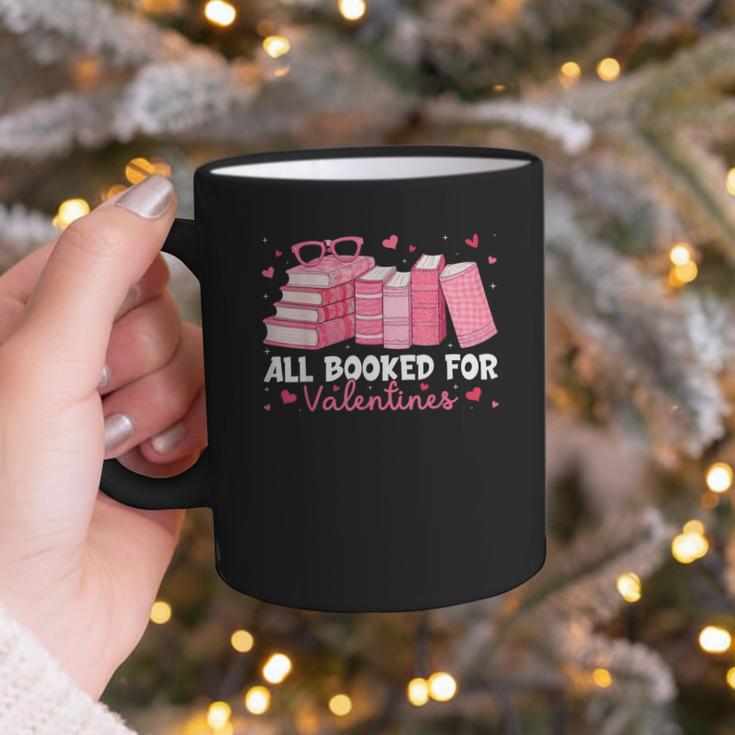 All Booked For Valentines Couple Bookworms Valentine’s Day Graphic Print Coffee Mug