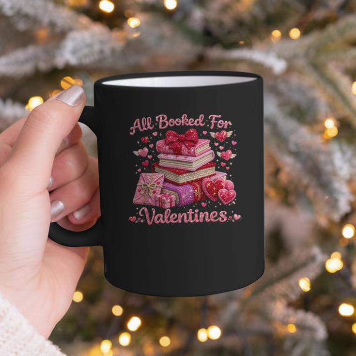 All Booked Valentine's Girly Teacher Coquette Love Graphic Print Coffee Mug