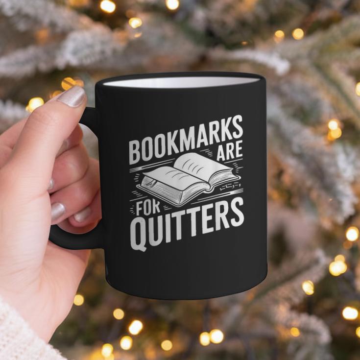 Bookmarks Quote Library Book Reader Graphic Print Coffee Mug