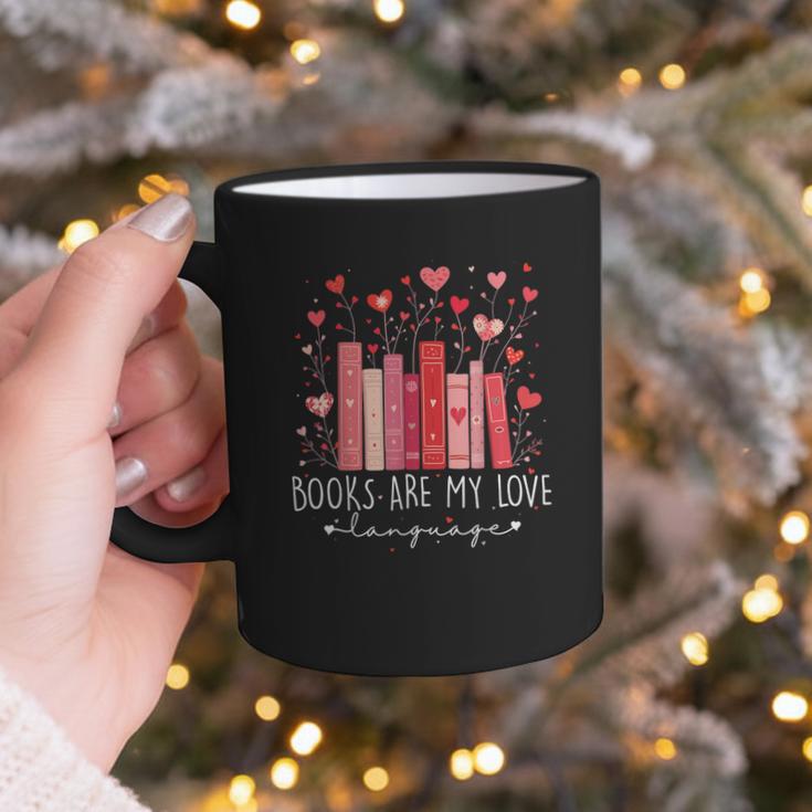 Books Are My Love Language Valentine Reads Bookish Club Graphic Print Coffee Mug Books Are My Love Language Valentine Reads Bookish Club Graphic Print Coffee Mug