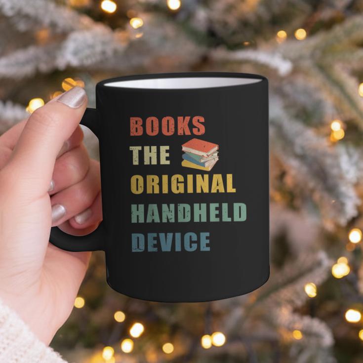 Books The Original Handheld Device Vintage Book Graphic Print Coffee Mug Books The Original Handheld Device Vintage Book Graphic Print Coffee Mug