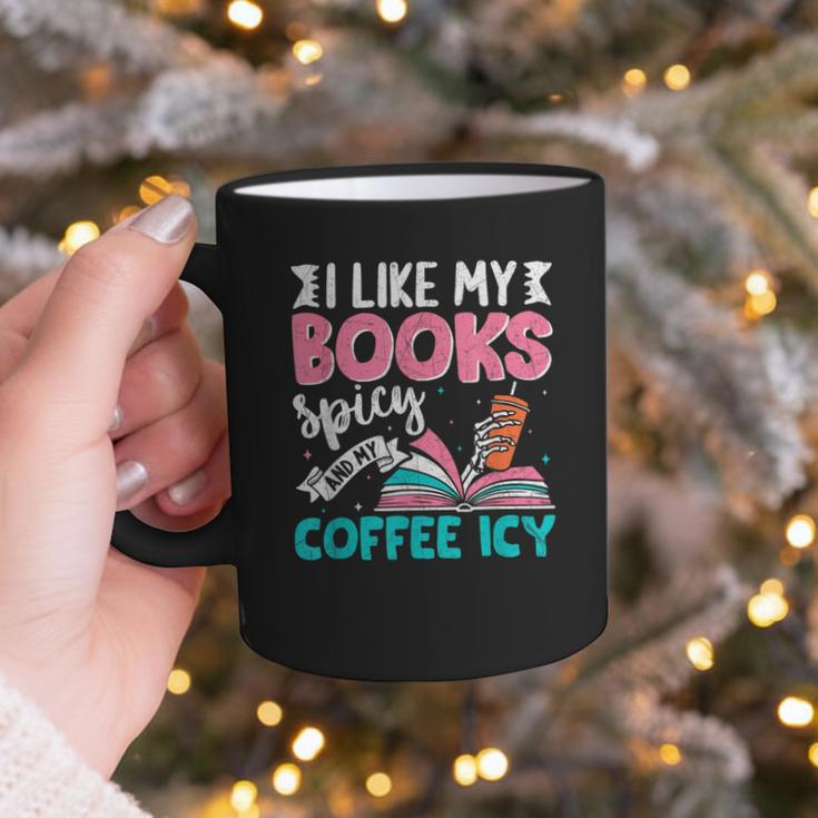 I Like My Books Spicy Coffee ICY Graphic Print Coffee Mug