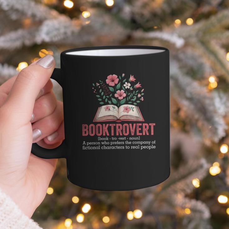 Booktrovert Book Lover Bookworm Reading Books Librarian Graphic Print Coffee Mug