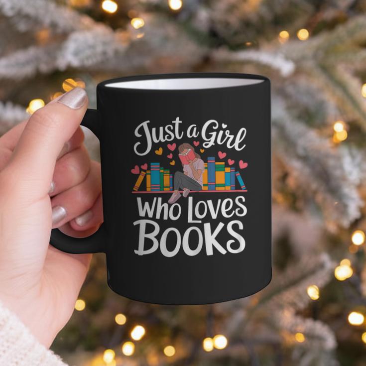Bookworm Book Just A Girl Who Loves Books Graphic Print Coffee Mug