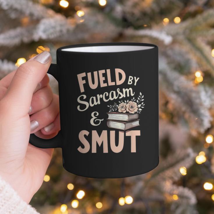 Bookworm Fueled By Sarcasm And Smut Book Reading Graphic Print Coffee Mug