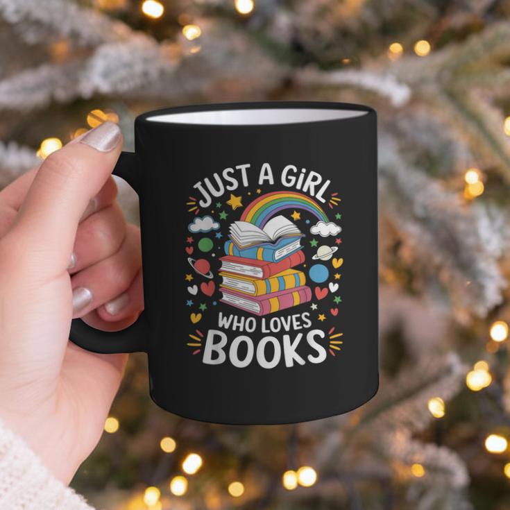 Bookworm Just A Girl Who Loves Books Graphic Print Coffee Mug Bookworm Just A Girl Who Loves Books Graphic Print Coffee Mug
