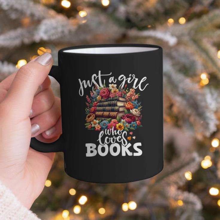 Bookworm For Women Just A Girl Who Loves Books Graphic Print Coffee Mug Bookworm For Women Just A Girl Who Loves Books Graphic Print Coffee Mug
