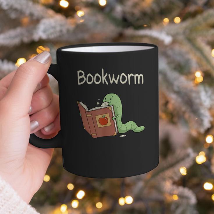 Bookworm Worm Reading Book Lover Read Books Librarian Graphic Print Coffee Mug