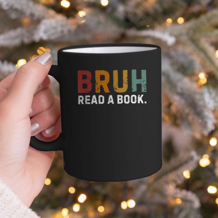 Bruh Read a Book Graphic Print Coffee Mug