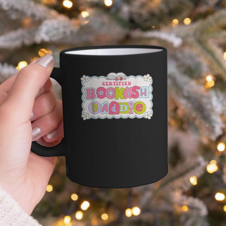 Certified Bookish Baddie Cute Book Lover Graphic Print Coffee Mug