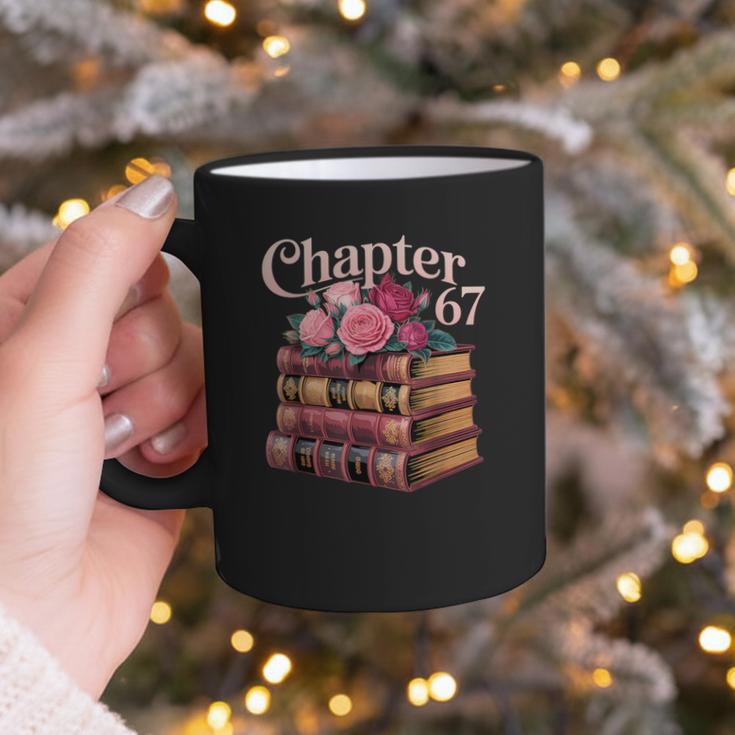 Chapter 67 Floral Book Stack Graphic Print Coffee Mug