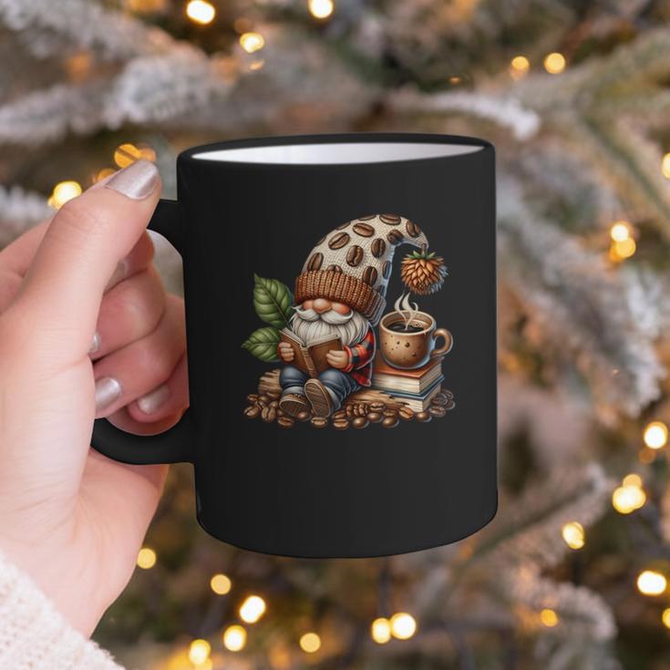 Coffee And Book Reading Accessories For Book Lovers Gnome Graphic Print Coffee Mug Coffee And Book Reading Accessories For Book Lovers Gnome Graphic Print Coffee Mug