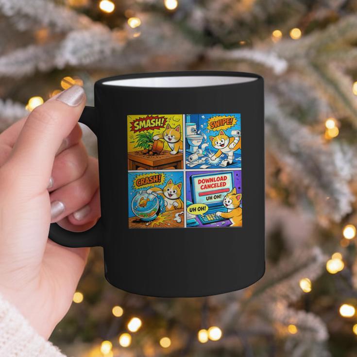 Comic Reader Comic Book Merch Vintage Reading Comic Books Graphic Print Coffee Mug